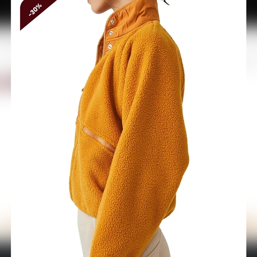 Free People Hit the Slopes Fleece Jacket Used XL - Picture 2 of 9